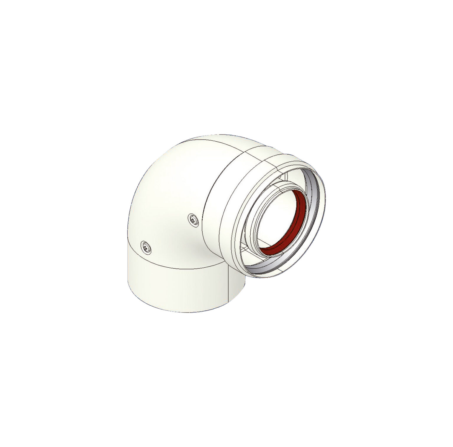 Kit Fumi Coassiale excentrico Short Condensazione 60/100 Immergas