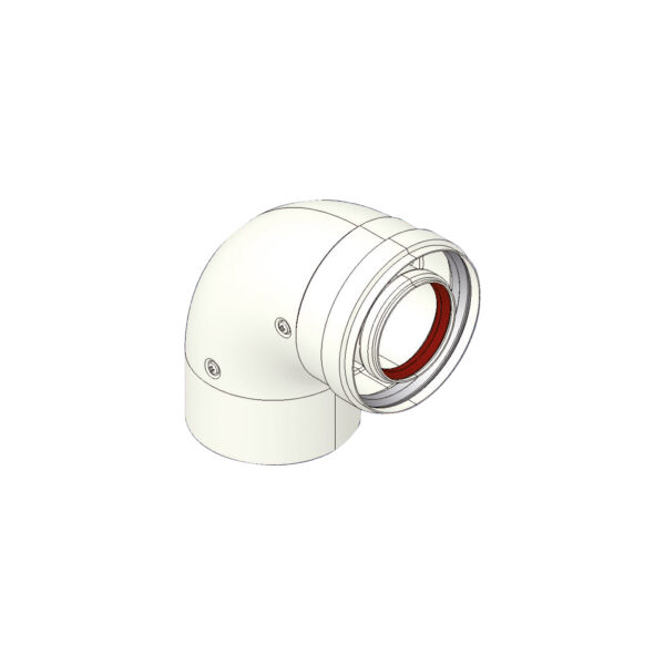 90° MF COAXIAL ELBOW