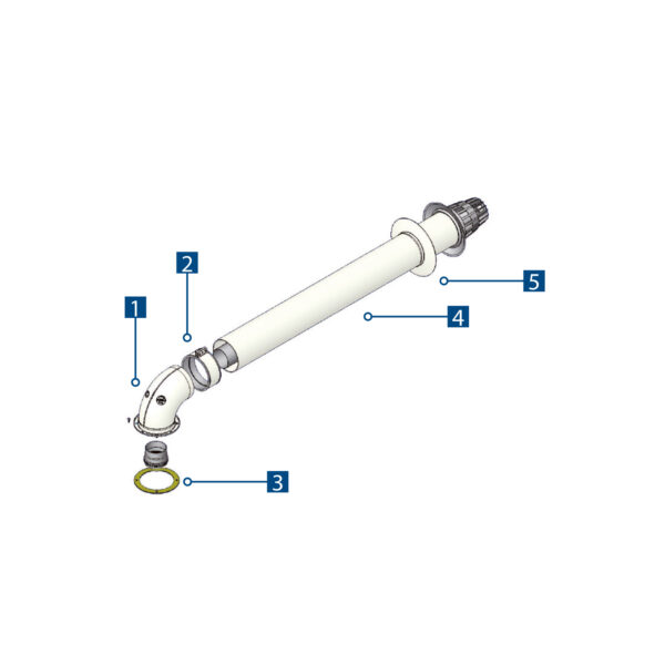 Coaxial Kit for Wall Intake/Discharge