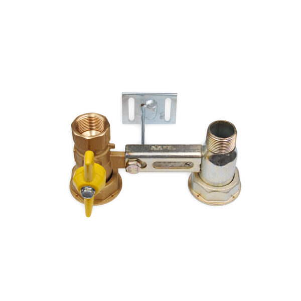 Gas Meter Bracket with Tap