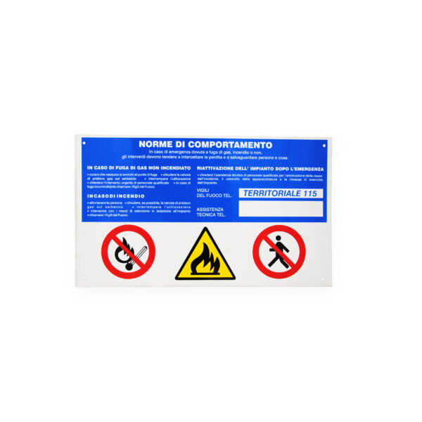 Warning Sign for LPG System