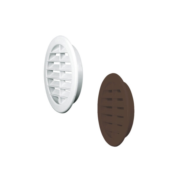 Recessed Round Grilles in Thermoplastic Material