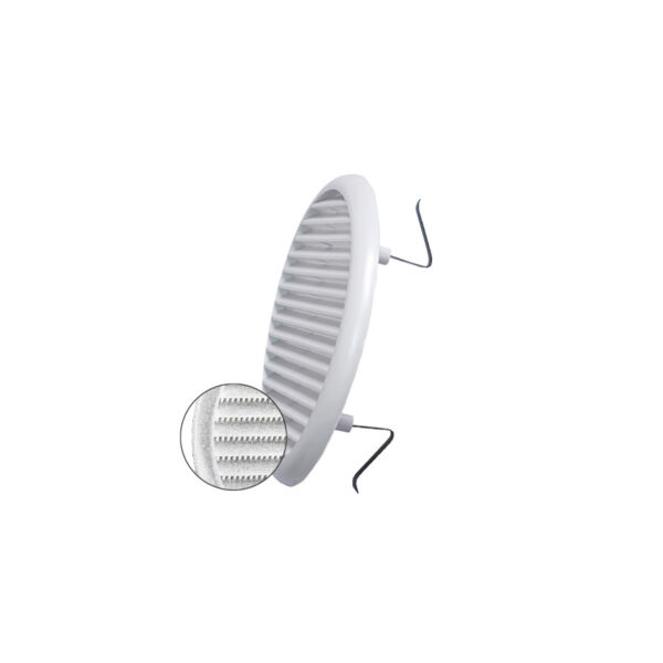 Round Grilles in Thermoplastic Material with Springs