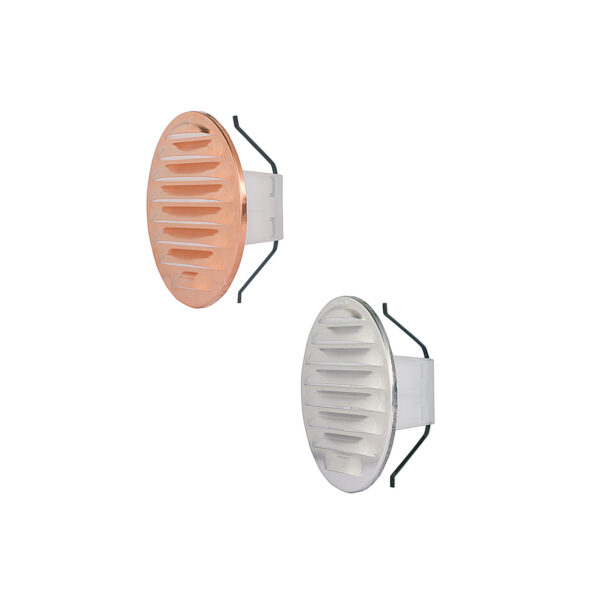 Round Grilles with Copper and Aluminum Springs