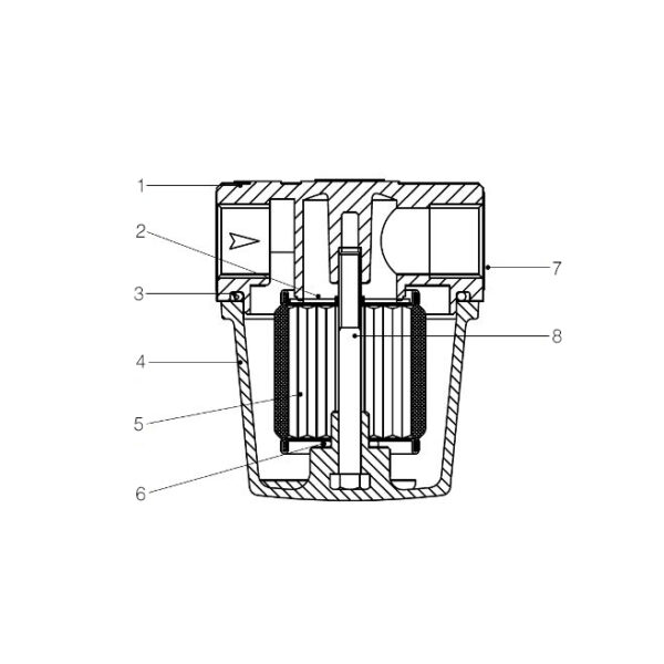 Filtro per Gasolio 1 Via - 00000R01310