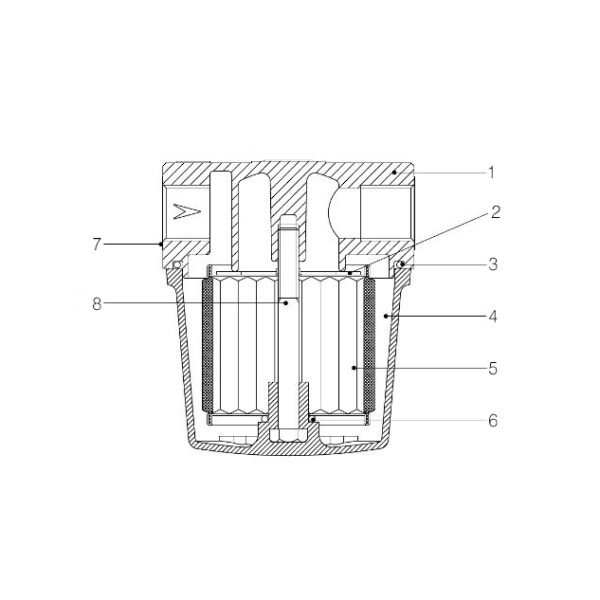 Filtro per Gasolio 1 Via - 00000R01318