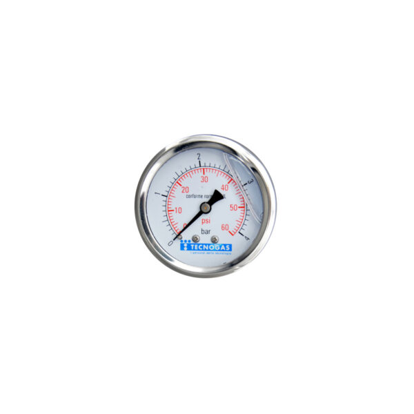 Gas/Water Pressure Gauge Ø 63, In Glycerine Bath