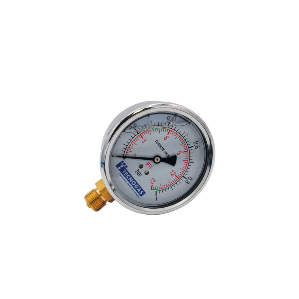 Gas/Water Pressure Gauge Ø 100, In Glycerine Bath