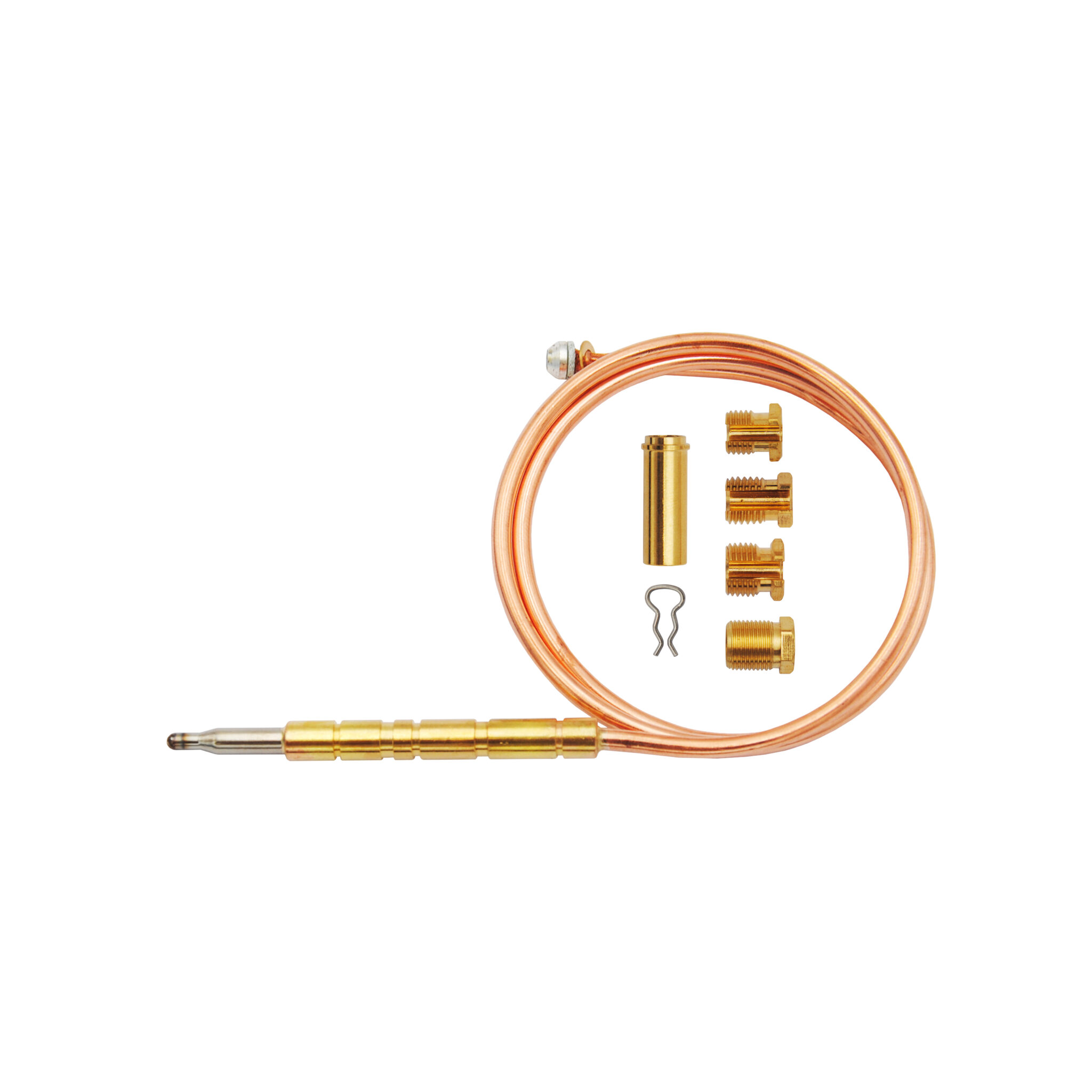 Thermocouple Universel 900mm ONIX TECH - Pour Gazinière, Chauffage Gaz - Avec 5 Écrous - Garantie 5 Ans