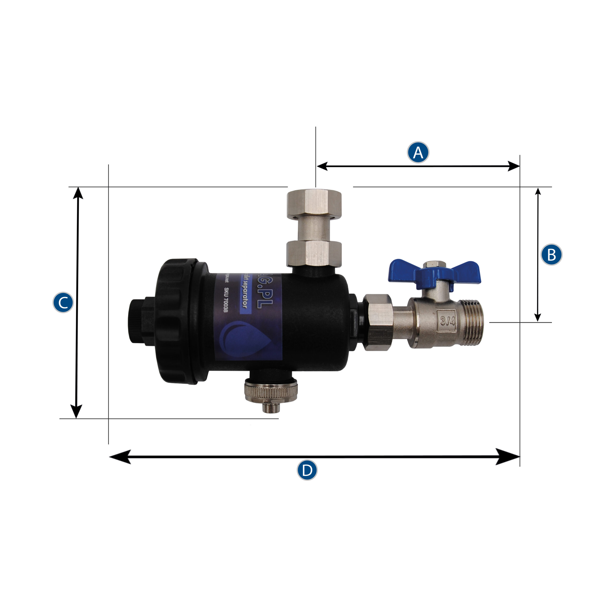 Tecnogas - Defangatore Magnetico Sotto Caldaia