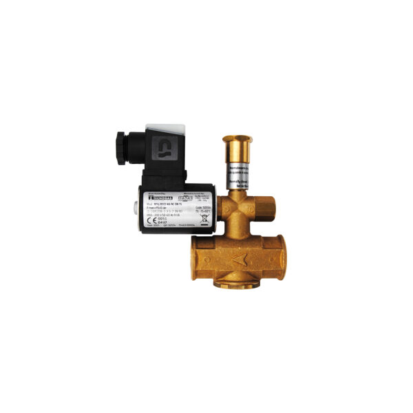Closed Manual Reset Solenoid Valve for Gas