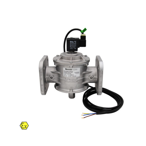 Elettrovalvola Flangiata PN16 per Gas in Alluminio
