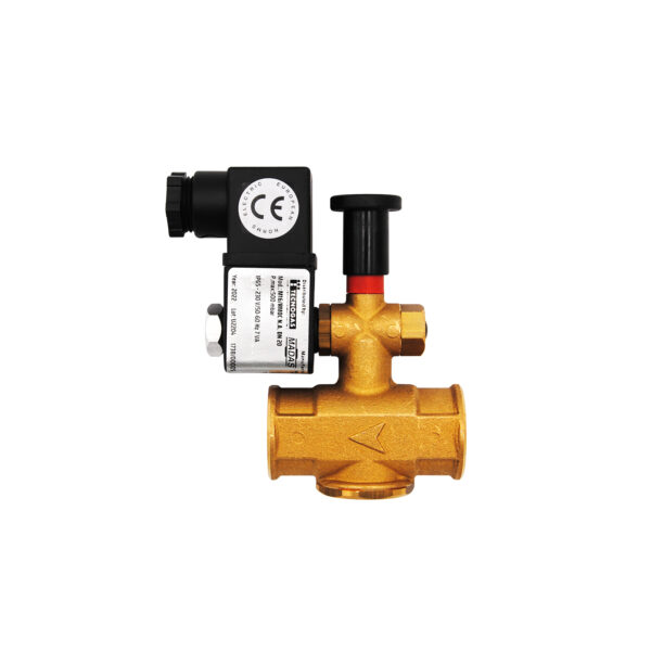 Manual Reset Solenoid Valve for Gas