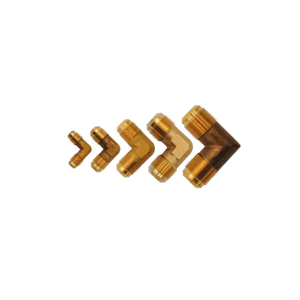 90° Brass Connections in Inches
