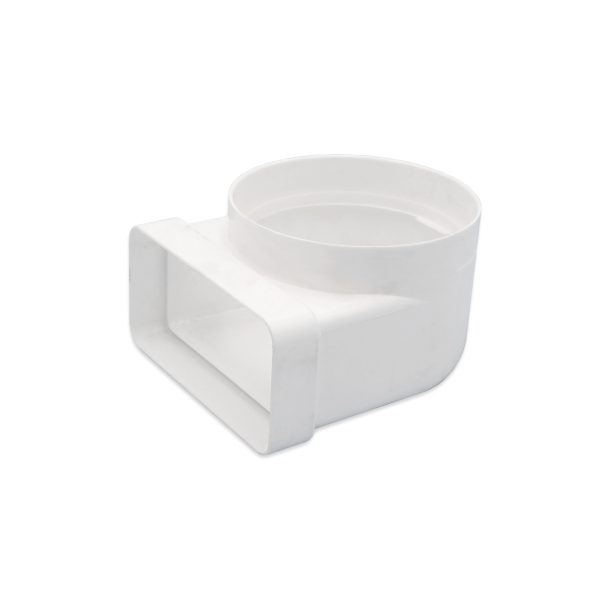 Gomito 90° rettangolare/circolare - 00000012634