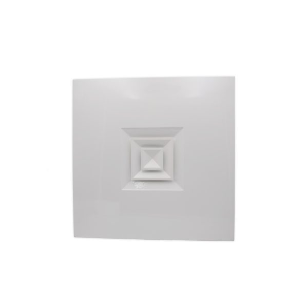 Square ceiling diffuser