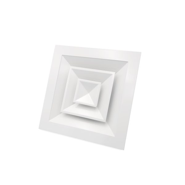 Square ceiling diffuser